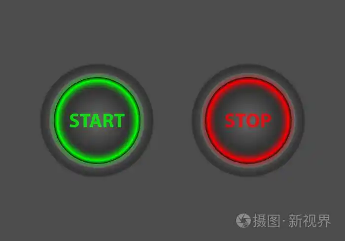 启动按钮和停止按钮