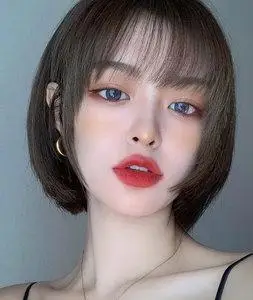 假发短发圆脸网红bobo学生波波头气质款修脸自然可爱逼真齐耳假发