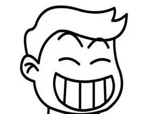 简笔画母亲的笑容 简笔画图片大全-普车都