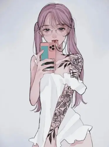 动漫女孩61纹身61眼镜娘61御姐61泪痣61紫发