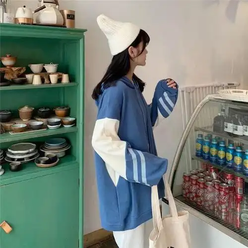 左航同款衣服tf家族三代同款衣服秋冬新款左航张极应援连帽卫衣女韩版