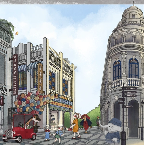 民国风小镇|插画|绘本|白扌 - 原创作品 - 站酷 (zcool)