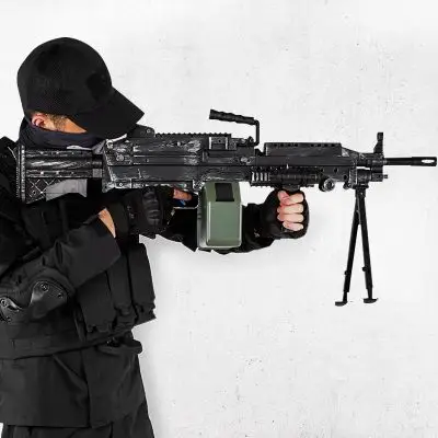 泽桦m249下供弹水弹枪连发电动成人真人cs水弹抢绝地玩具枪求生