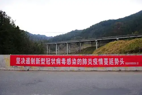 2020桂东疫情期标语.横幅