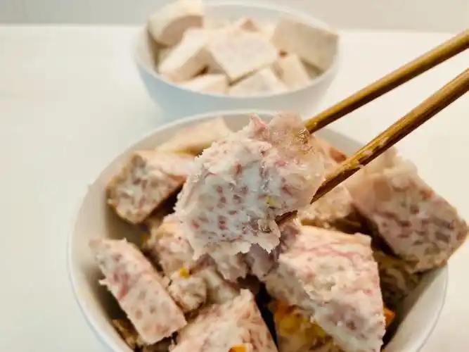 软糯粉香的清蒸荔浦芋头好吃到舔盘子