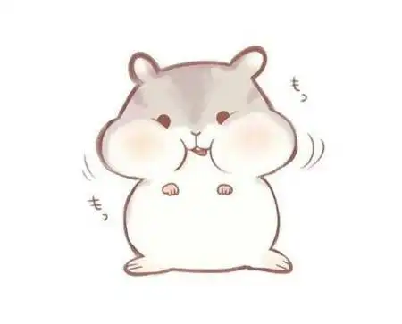 求卡通仓鼠抱瓜子或者老鼠抱瓜子奶酪之类的简约头像