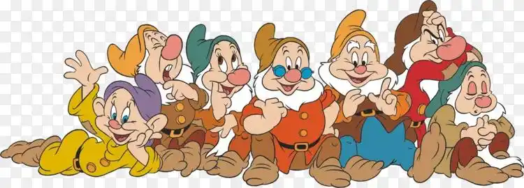 七个小矮人白雪公主迷人的喷嚏白雪公主