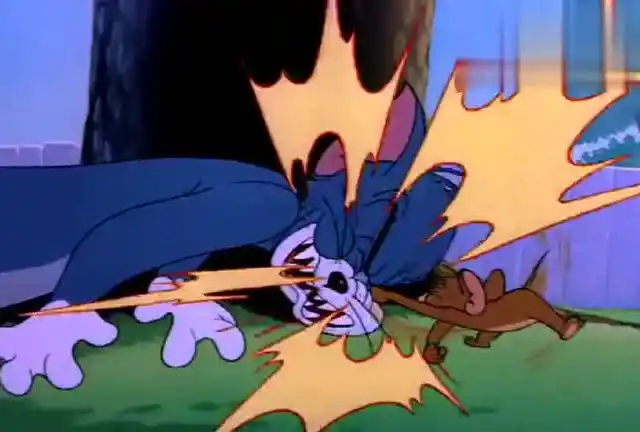 猫和老鼠:杰瑞真是无情铁手,鞭炮直接炸在手里一点事没有