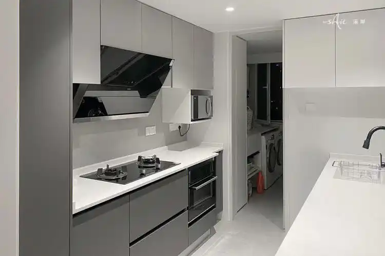 黑白灰极简橱柜