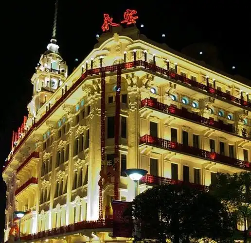 上海南京路步行街夜景犹如一幅画卷