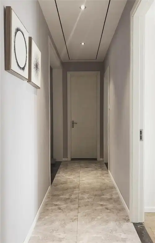 160㎡现代简约风走道装修效果图 实木地板 160㎡现代简约风楼道装修