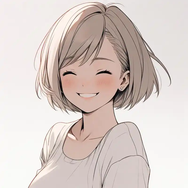 96短发卡通头像大赏99 短发控的福利来啦!