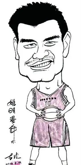 体坛球星姚明简笔画明星人物陈立农简笔画明星搞笑简笔画明星夸张漫画