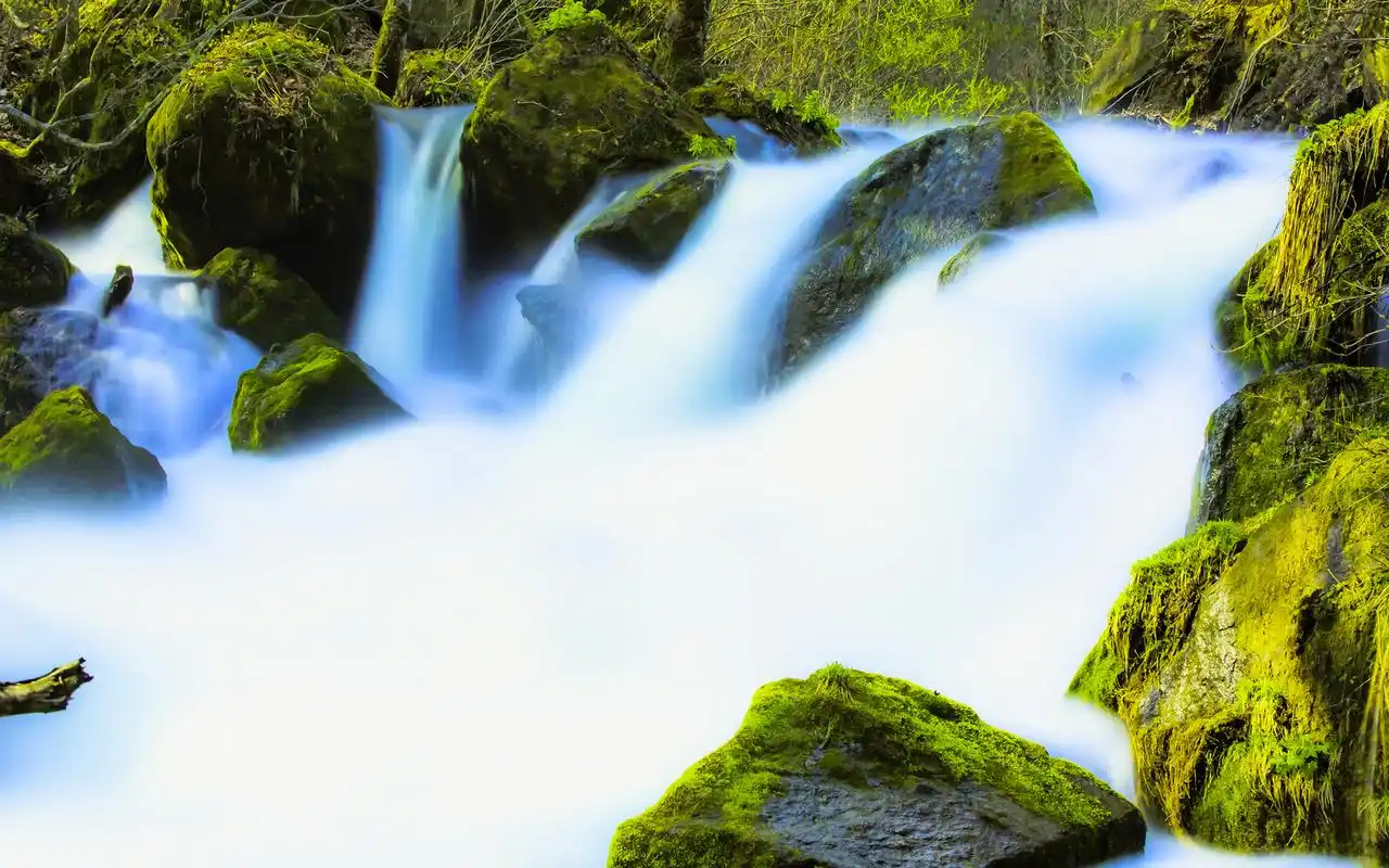梦幻瀑布高清电脑桌面主题壁纸图片下载大全-风景壁纸-手机壁纸下载