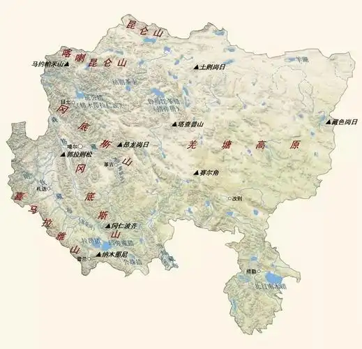 "人类生命禁区"地处青藏高原腹地的羌塘它地处阿里地区东部,向东一直