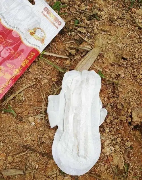 女生卫生巾上的血,新鲜的带血的卫生巾-图片大观-奇异网