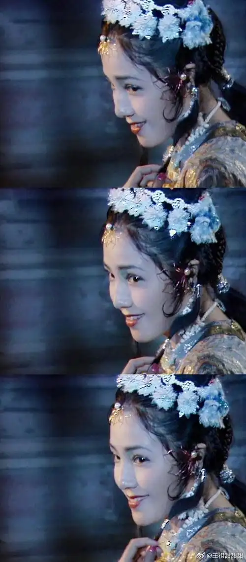 西游记里老鼠精的头饰衣裙都好时髦漂亮啊现在看都不过时