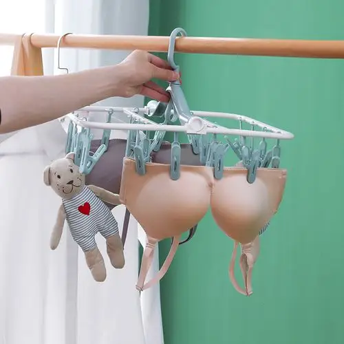 学周阳光旗舰店-内衣衣架晾晒婴儿袜子