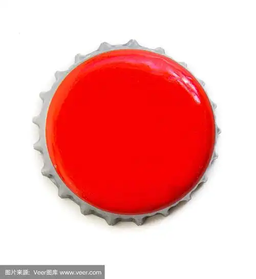 红色的瓶盖