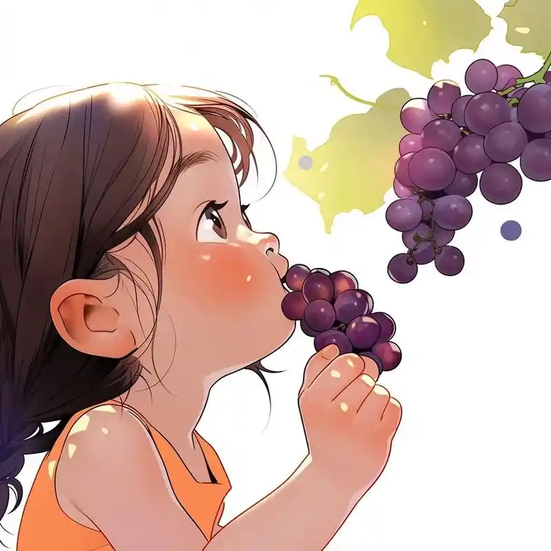 吃葡萄的女孩头像.ai绘画,治愈头像 #ai绘画 #治愈系  - 抖音