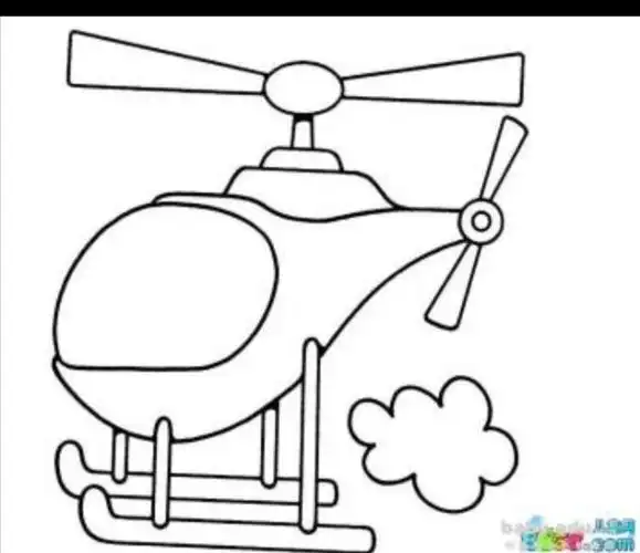 三年级本周完成:各种各样的飞机 儿童画