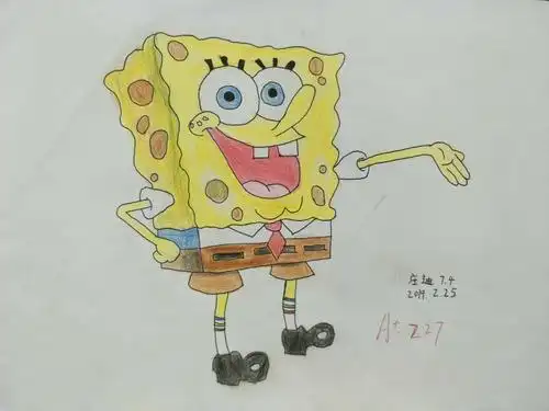 郯城银河中学春季绘画展览七年级优秀学生作品