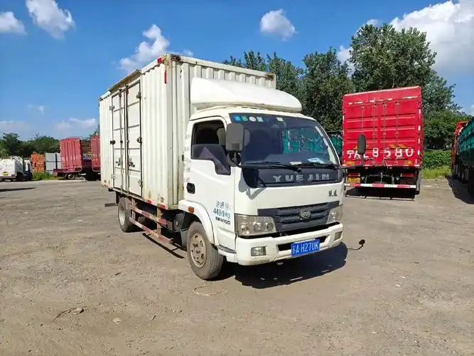 转让2014年4月4.2米跃进箱货,国四环保,朝柴4102发 - 抖音