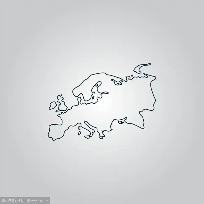 欧亚大陆的地图