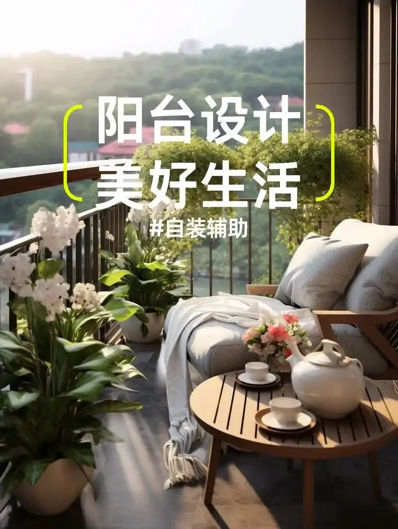 现代简约风阳台设计,享受尊贵自在9178.#创作灵感 #阳台设 - 抖音