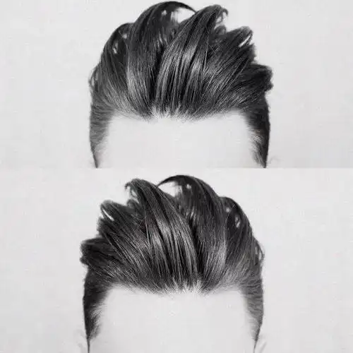 利落感侧分背头 非常适合职场上班族,发型着装除了时尚以外,一定要