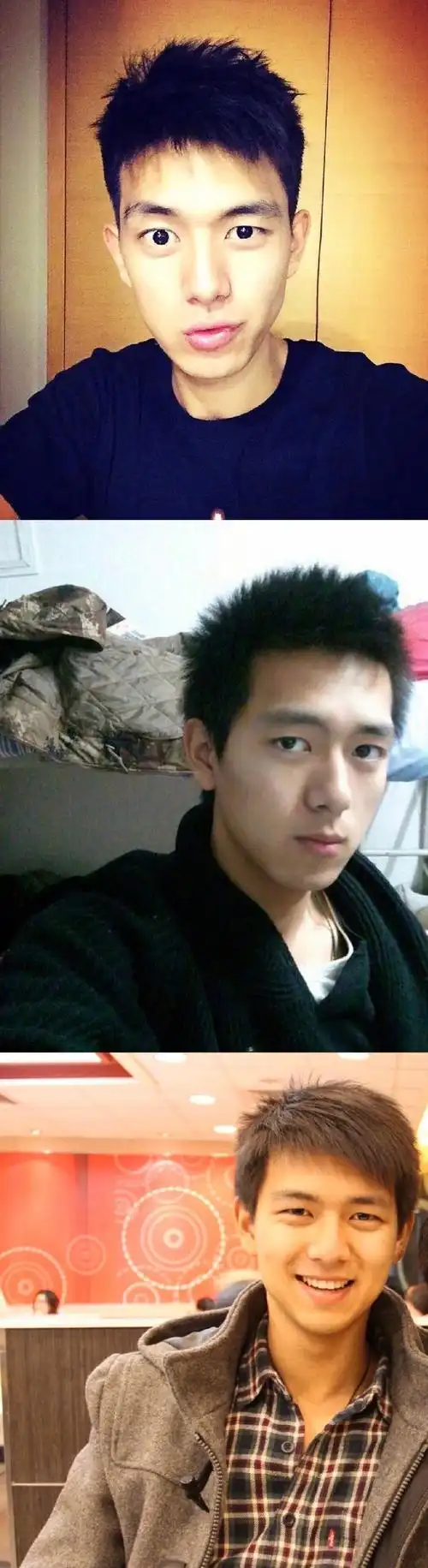 李现 × 大学时期照片#李现#曾经的青葱少年已经变成男神的模样,这个