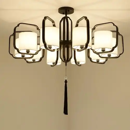 中式灯具 客厅灯 餐厅灯 简约 现代 复古 中国风 仿古 新中式吊灯