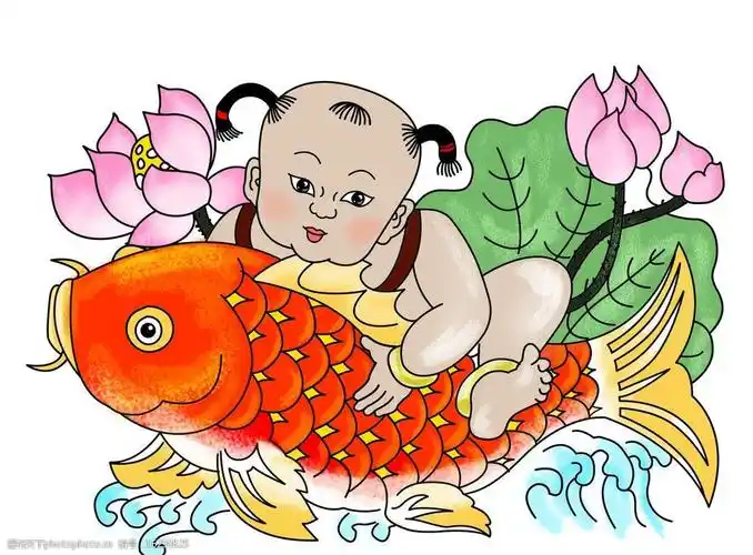 年年有余年画图片