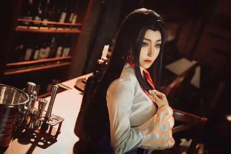 赛瑟达海贼王蛇姬汉库克女帝cos演出服狂热行动旗袍cosplay动漫服装