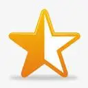 半颗实心半颗空心的星星图标由新图网用户分享上传,推荐搜索五角星,星