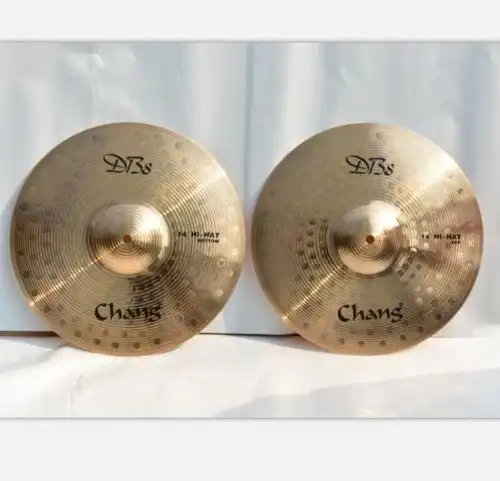 张音changdb814寸踩镲14"hh青铜镲对镲hi-ha