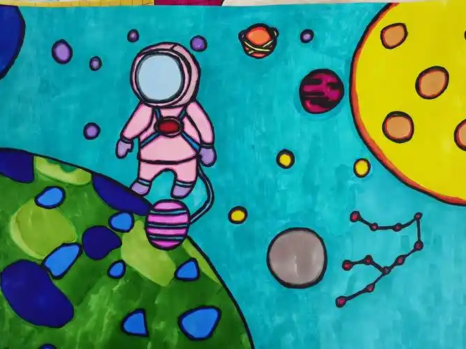 三曹路小学"创新 环保 和谐"科幻画获奖作品展