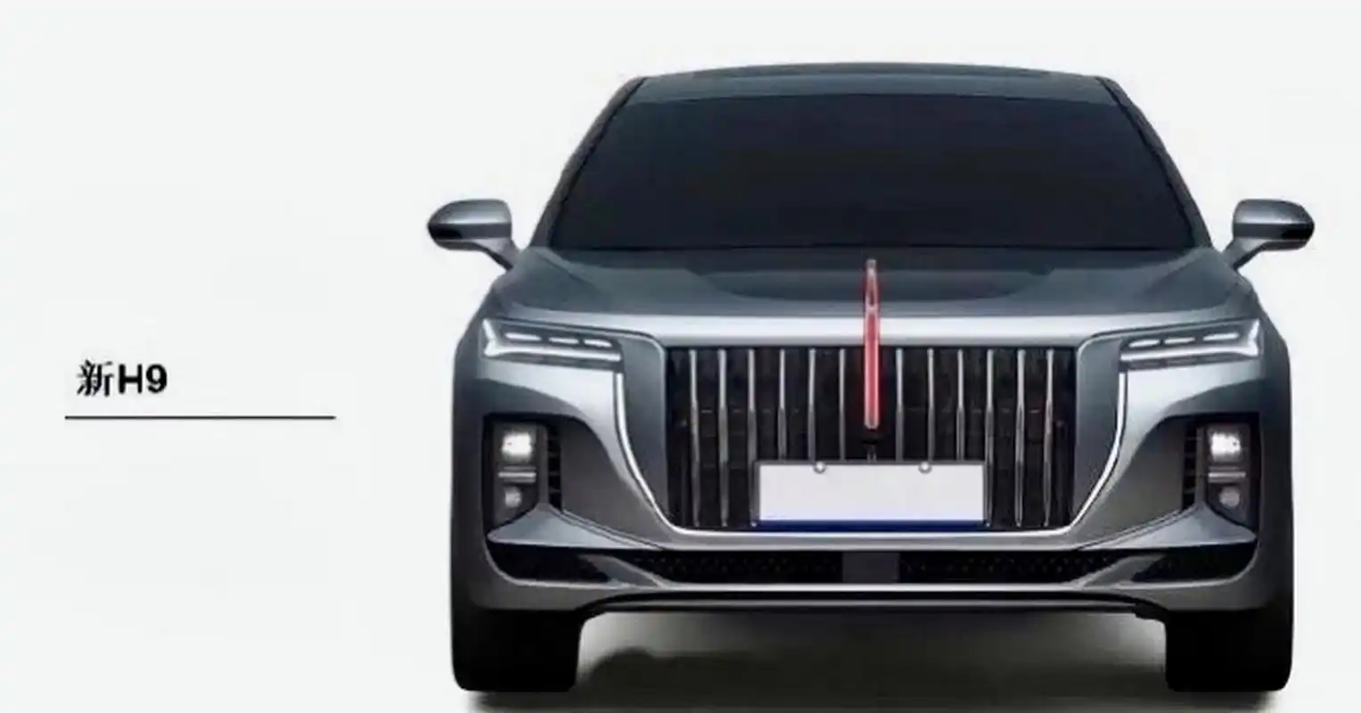 红旗h9迎来了改款车型,前后大灯的升级是亮点