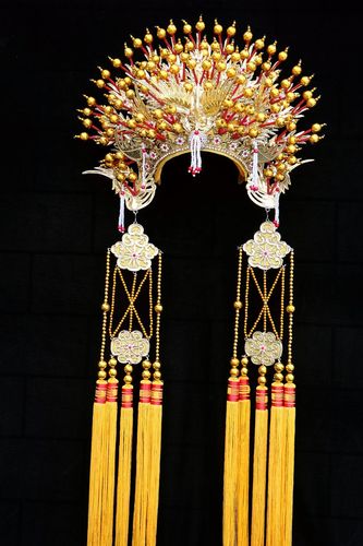 凤冠贵妃醉酒帽子戏剧京剧凤冠霞帔梅派民族服装