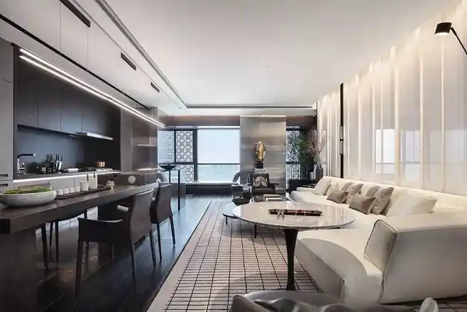 顶级轻奢样板房现代上海高端化豪宅样板房武汉二七路豪宅样板房出售