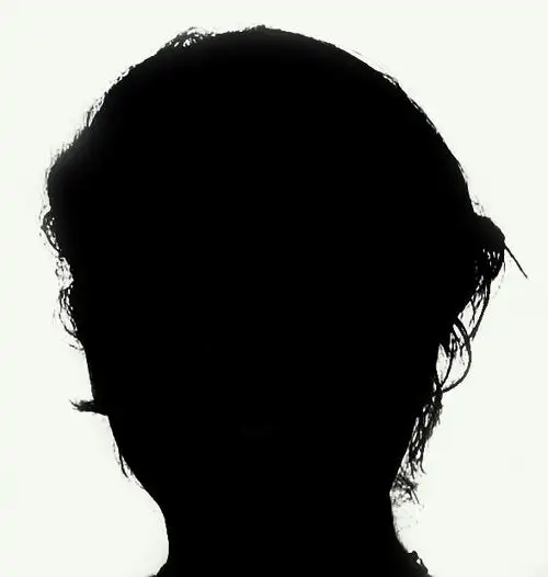 用什么能p照片中人全黑背景全白