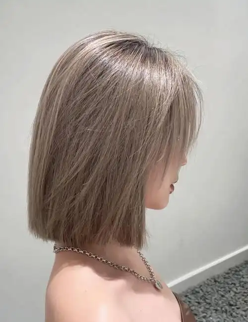 浅金色高级感发色