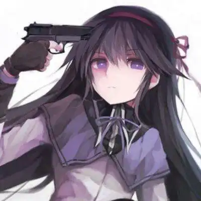 二次元黑暗系女生头像_www.qqtu8.com