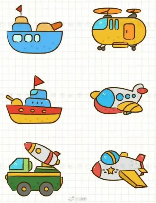 简笔画#简单好看的简笔画,带孩子画吧