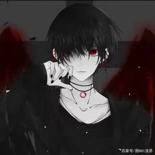 二次元高冷帅气的男生头像