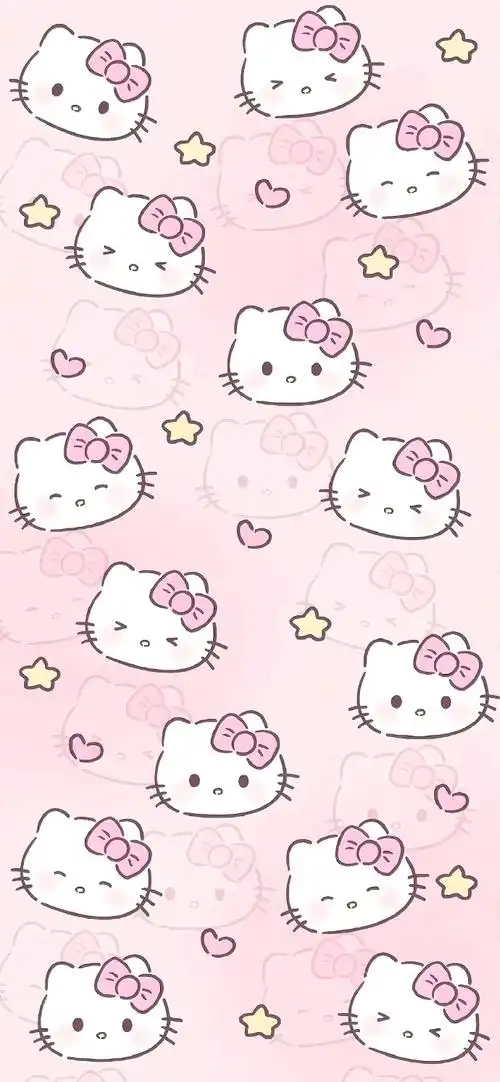 动漫壁纸|少女心粉粉嫩嫩的hellokitty聊天壁纸/锁屏壁纸^o