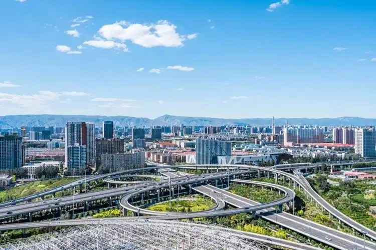 呼和浩特城市风光航拍.图/图虫创意