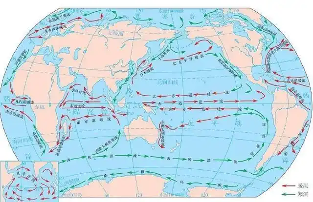 洋流:最大规模海水运动,仅墨西哥湾暖流就为所有河流径流的20倍