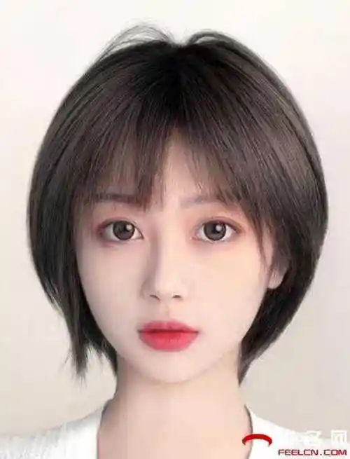 适合圆脸的短发造型2021最新款圆脸女生有福了