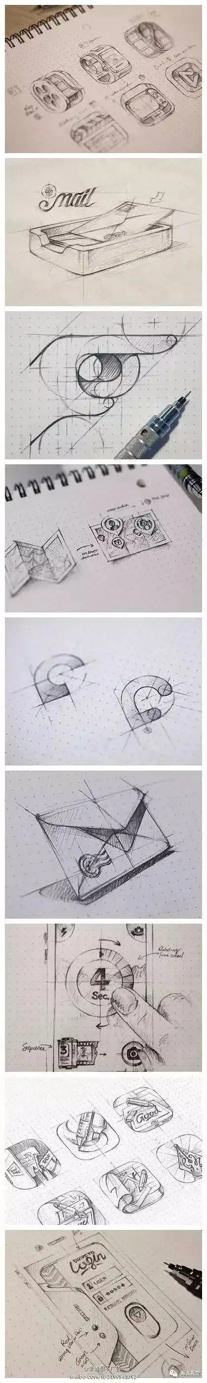 优秀logo设计草稿过程欣赏